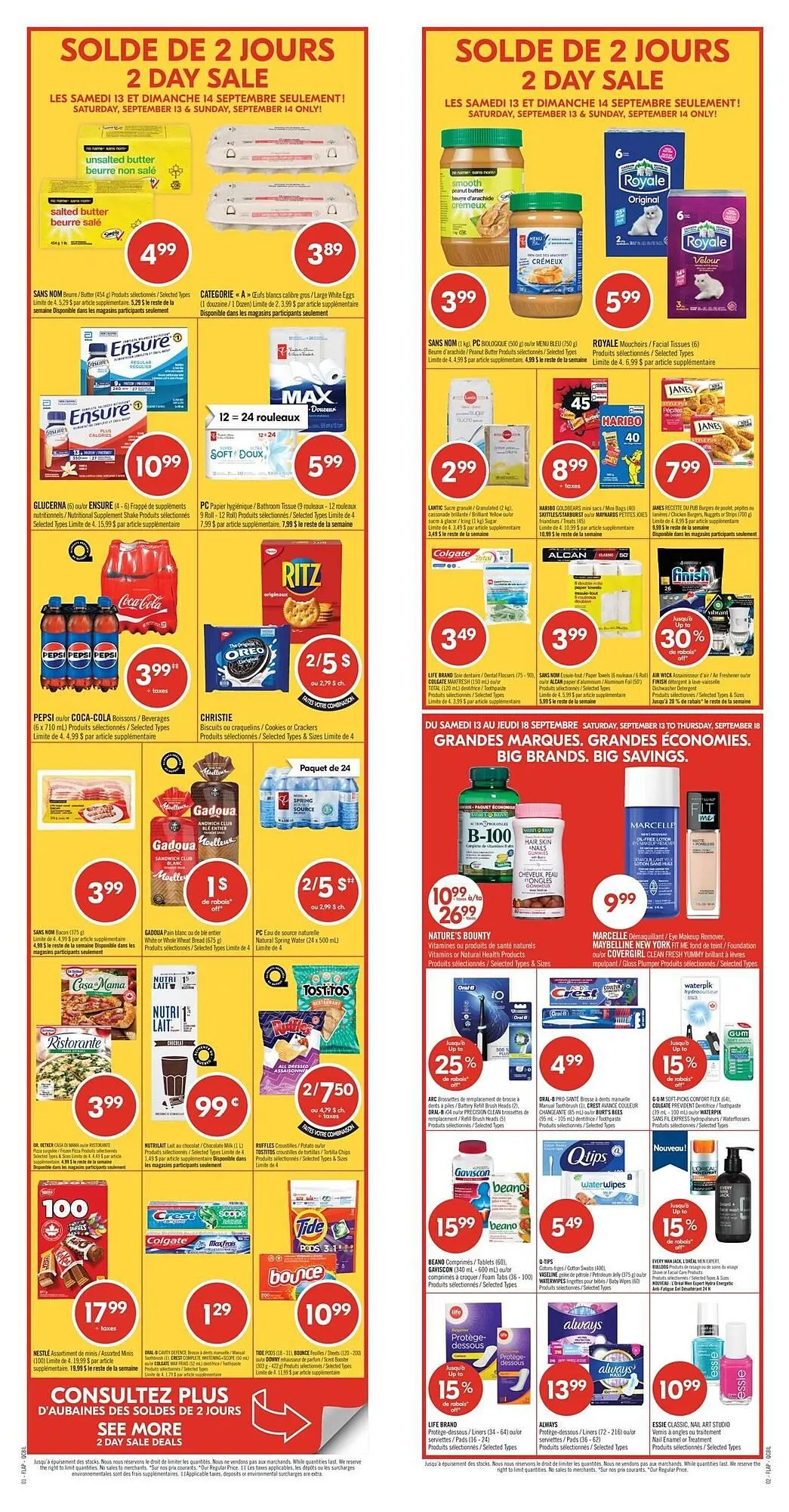 Shoppers Drug Mart flyer from September 11 to September 17 2025 - flyer page 1