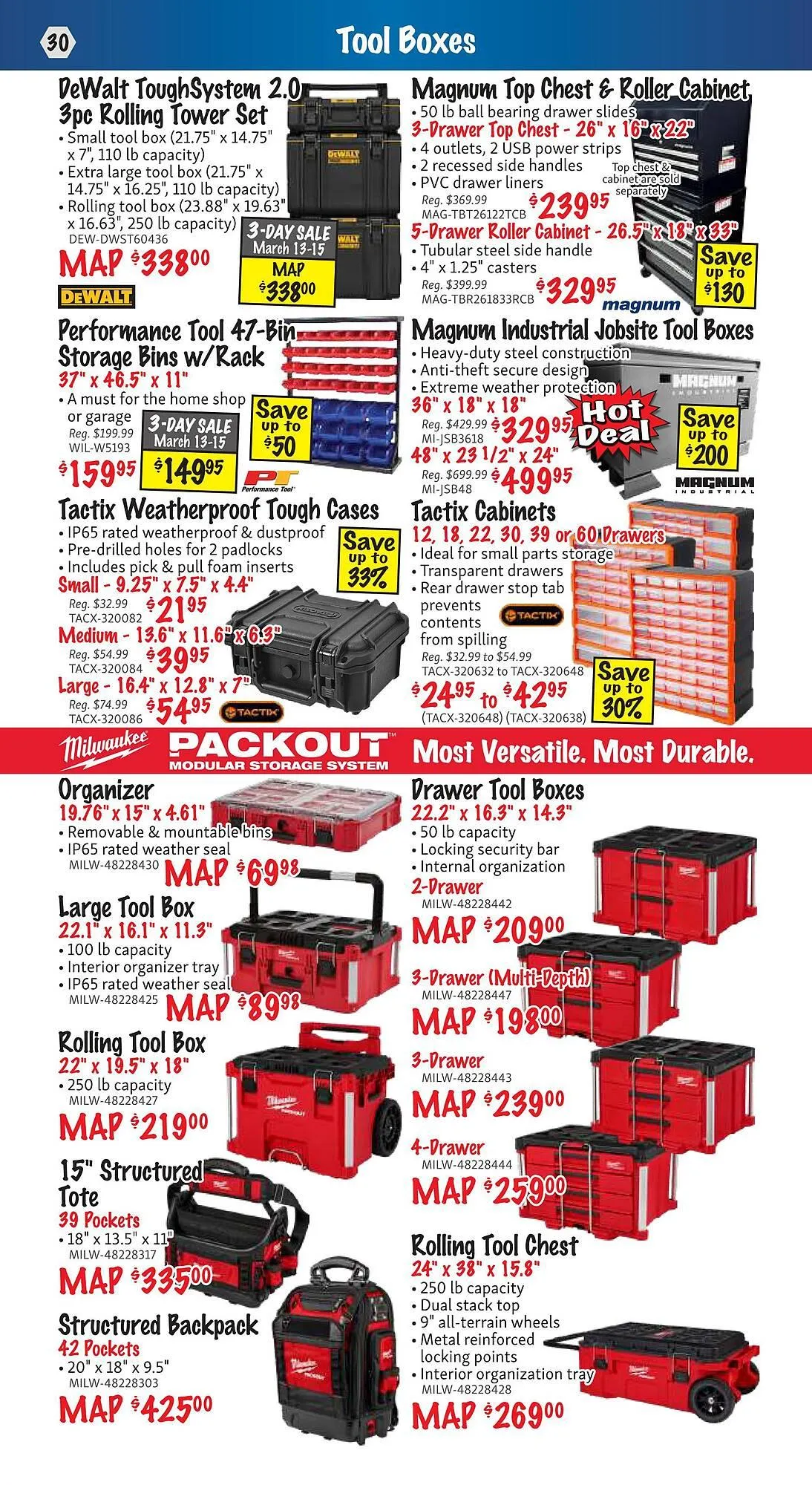 KMS Tools flyer from March 1 to March 31 2025 - flyer page 30