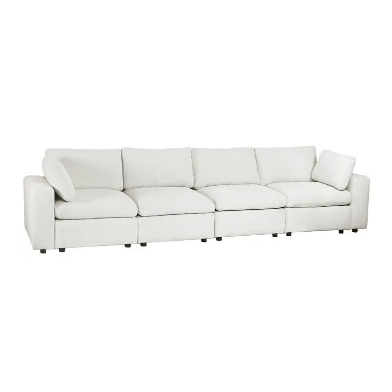 Sofa modulaire beige - 6 mcx