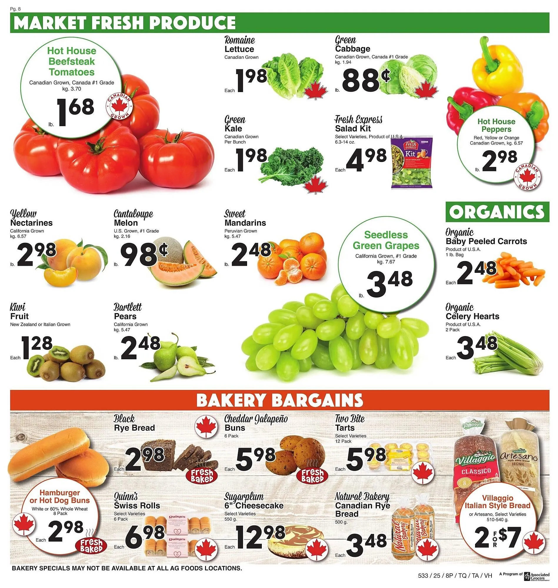 AG Foods flyer from August 8 to August 14 2025 - flyer page 8