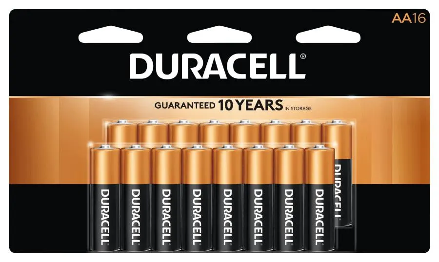 Duracell Coppertop AA Alkaline Batteries