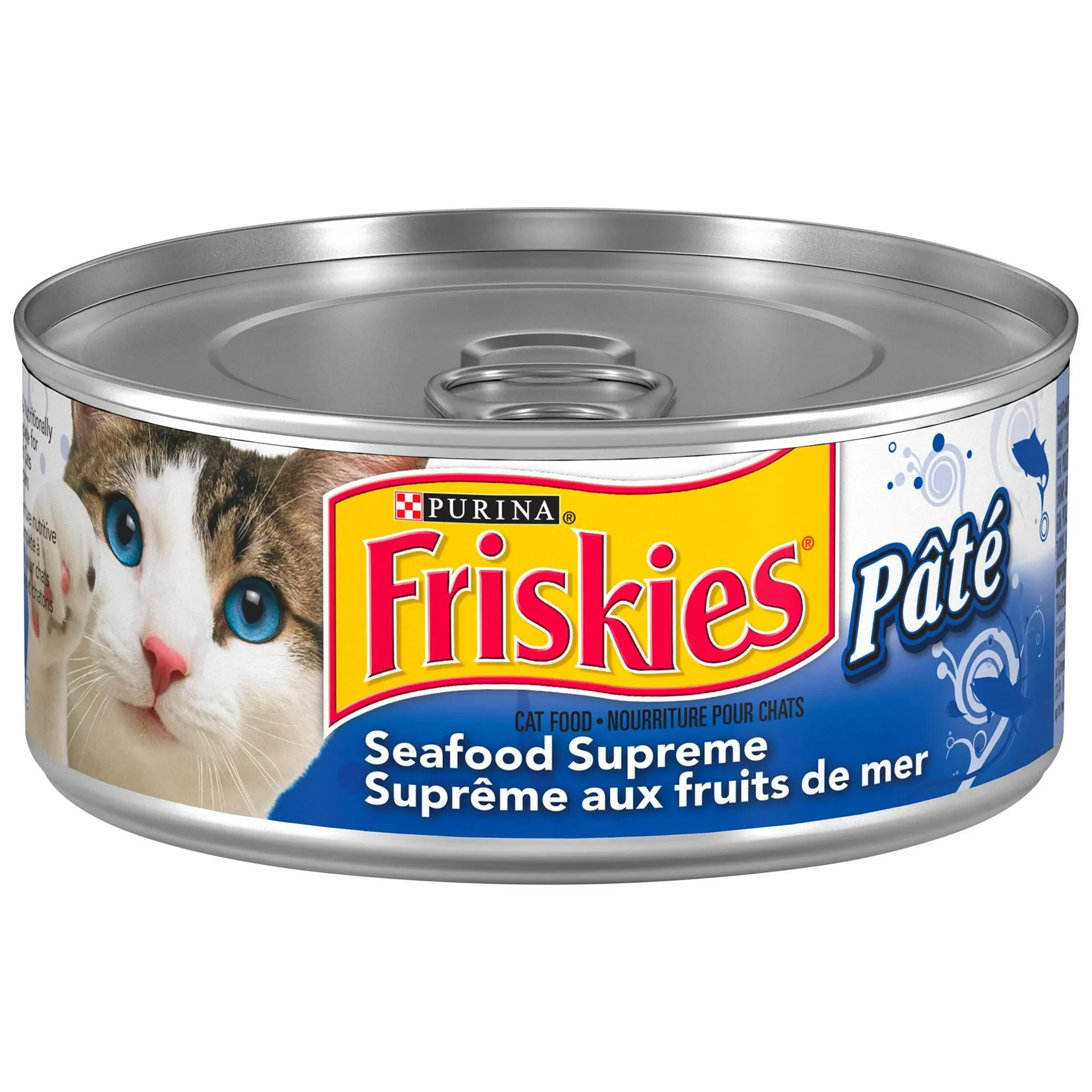 Purina Friskies® Pate Seafood SuPreme Wet Cat Food, 156-g