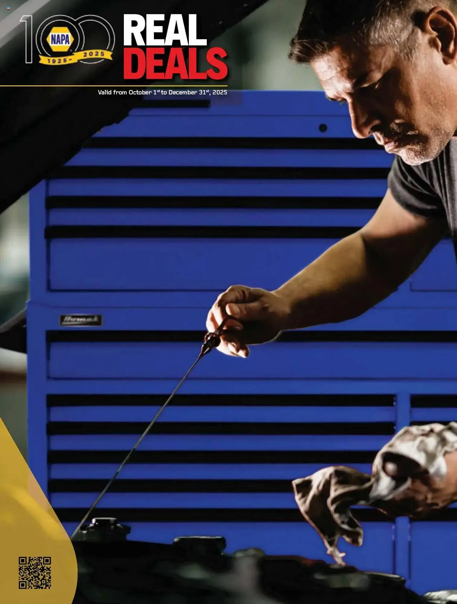 NAPA Auto Parts flyer from October 1 to January 1 2026 - flyer page 1