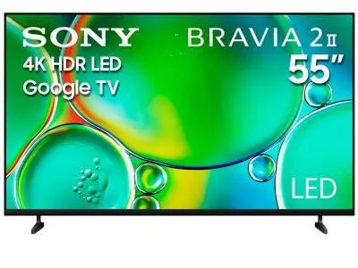 55" Sony K55S20M2 BRAVIA 2 II 4K HDR LED Google TV (2025)