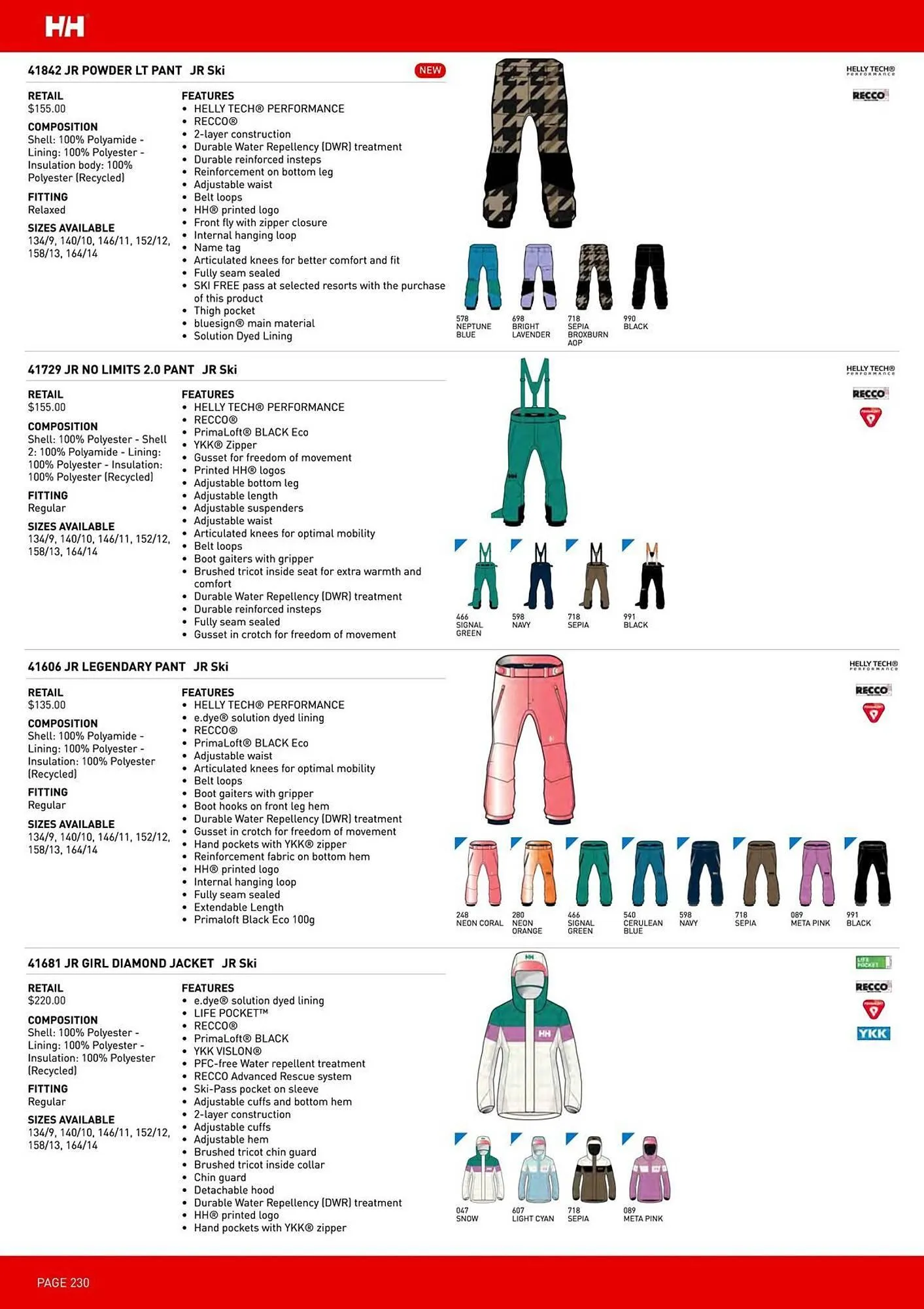 Helly Hansen flyer from September 11 to February 28 2026 - flyer page 230
