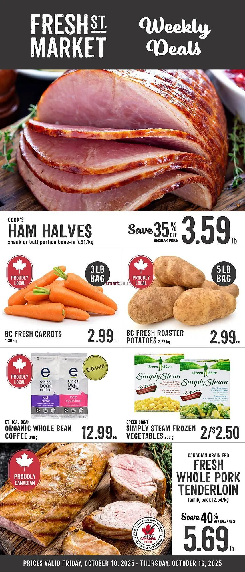 Fresh St Market flyer from October 9 to October 15 2025 - flyer page 1
