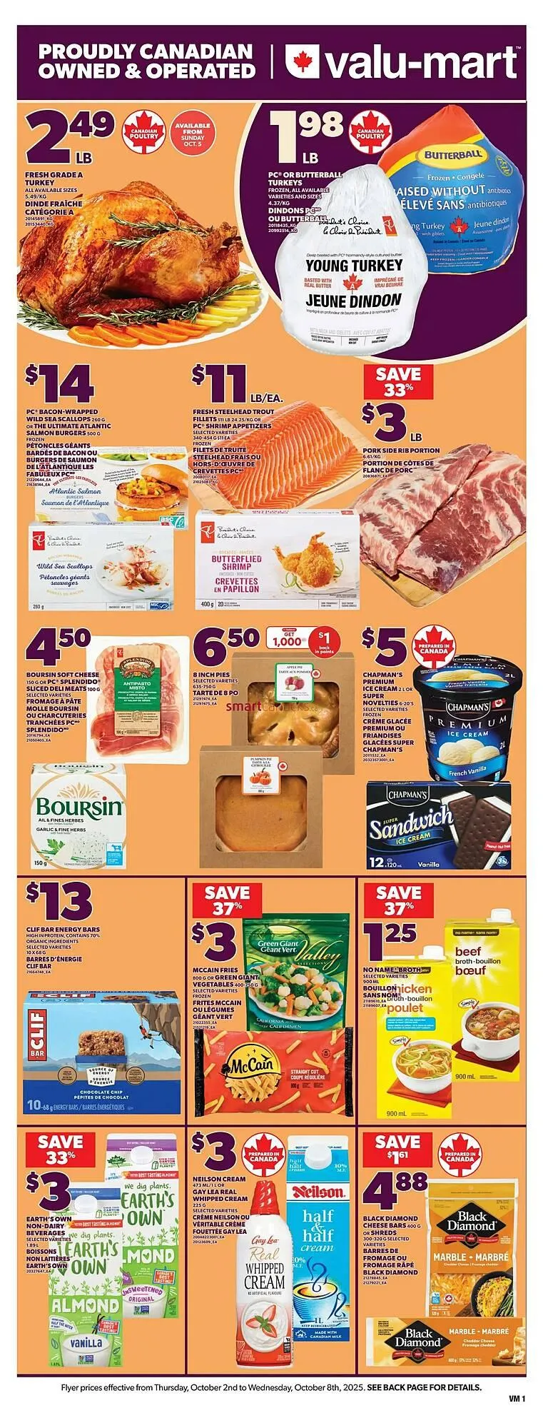 Valu-mart flyer from October 2 to October 8 2025 - flyer page 3
