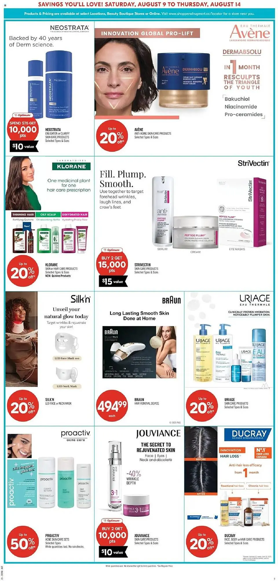 Shoppers Drug Mart flyer from August 9 to August 10 2025 - flyer page 14