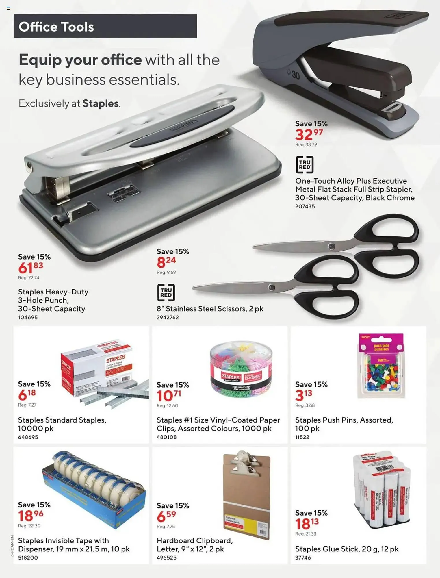 Staples flyer from March 5 to March 18 2025 - flyer page 6