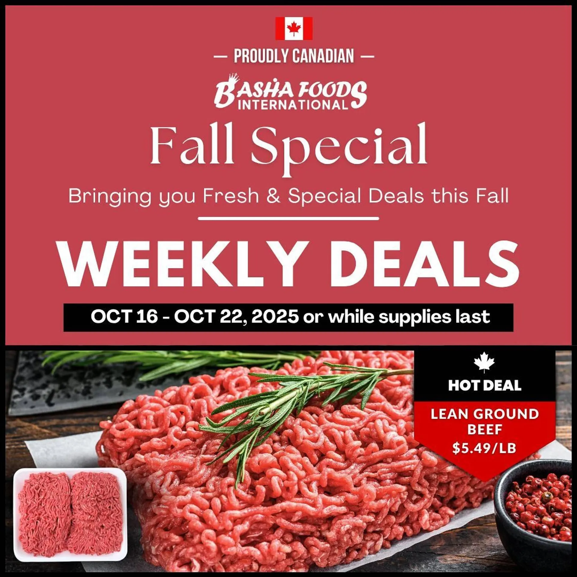 Basha Foods flyer from October 16 to October 22 2025 - flyer page 1