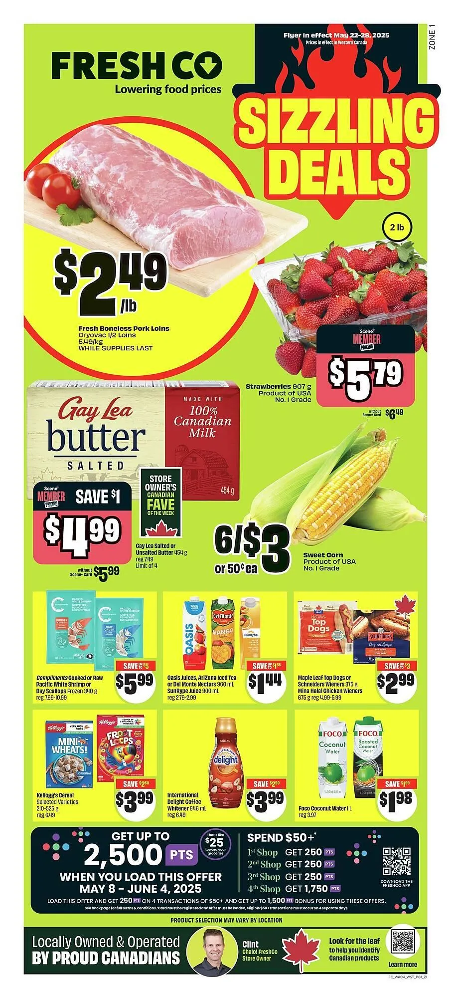 FreshCo flyer from May 22 to May 28 2025 - flyer page 1