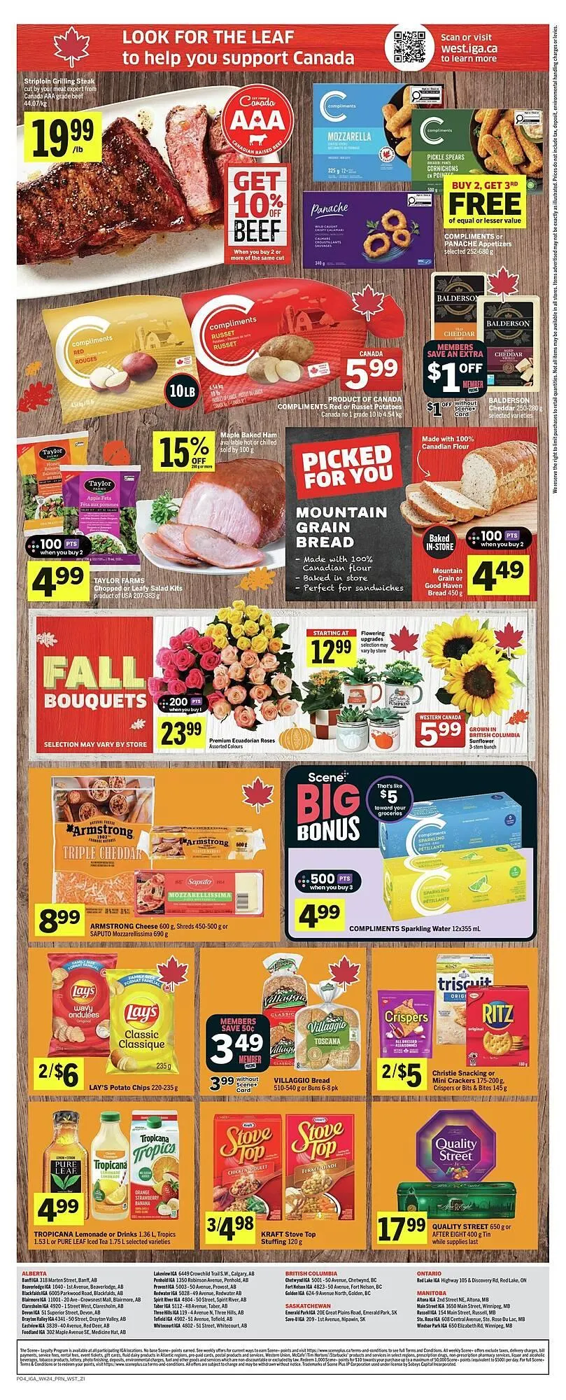 IGA flyer from October 9 to October 23 2025 - flyer page 2