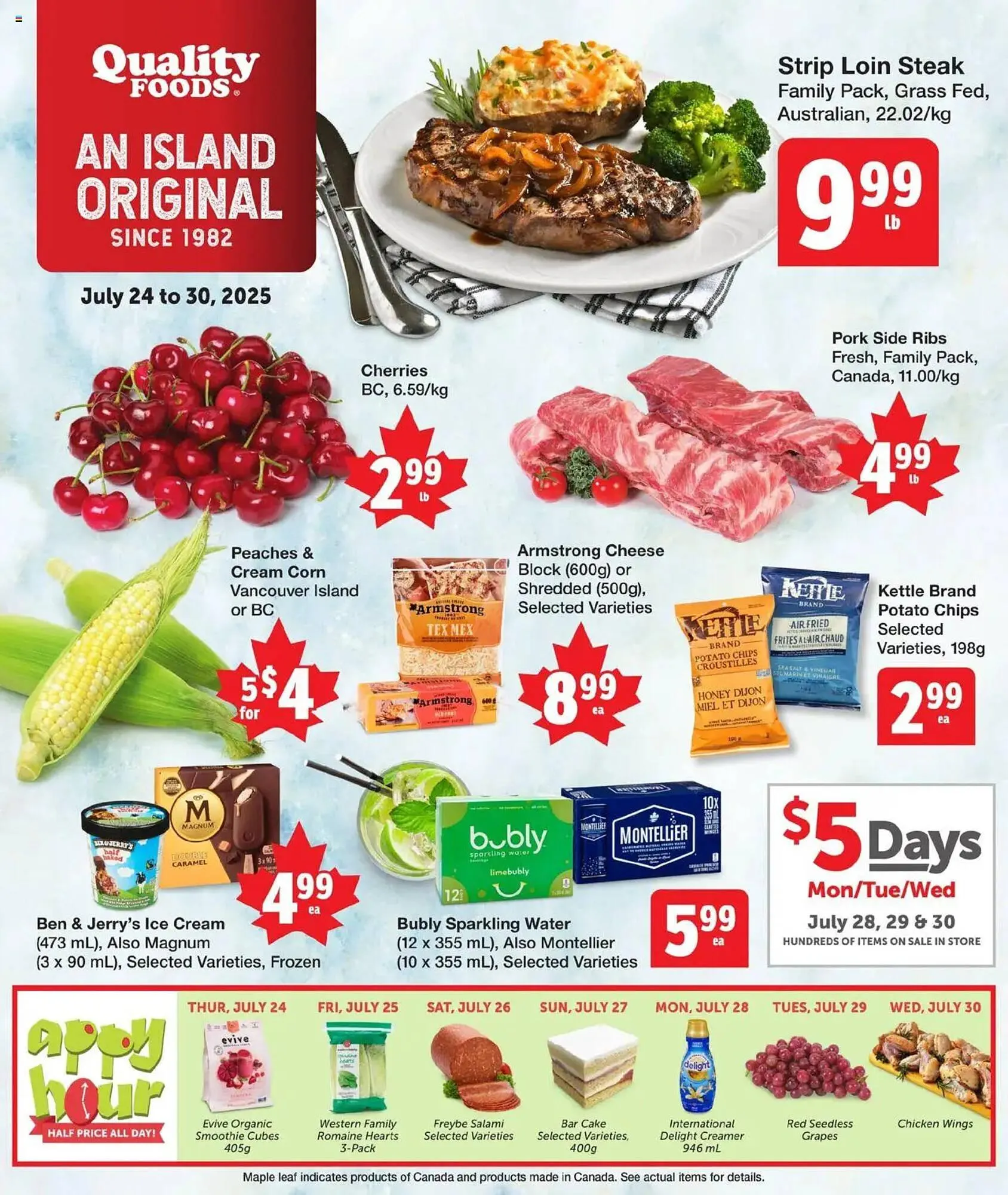 Quality Foods flyer from July 24 to July 31 2025 - flyer page 1