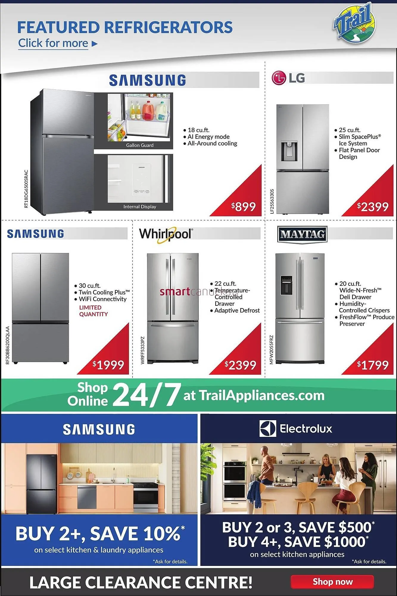 Trail Appliances flyer from March 19 to March 25 2026 - flyer page 2