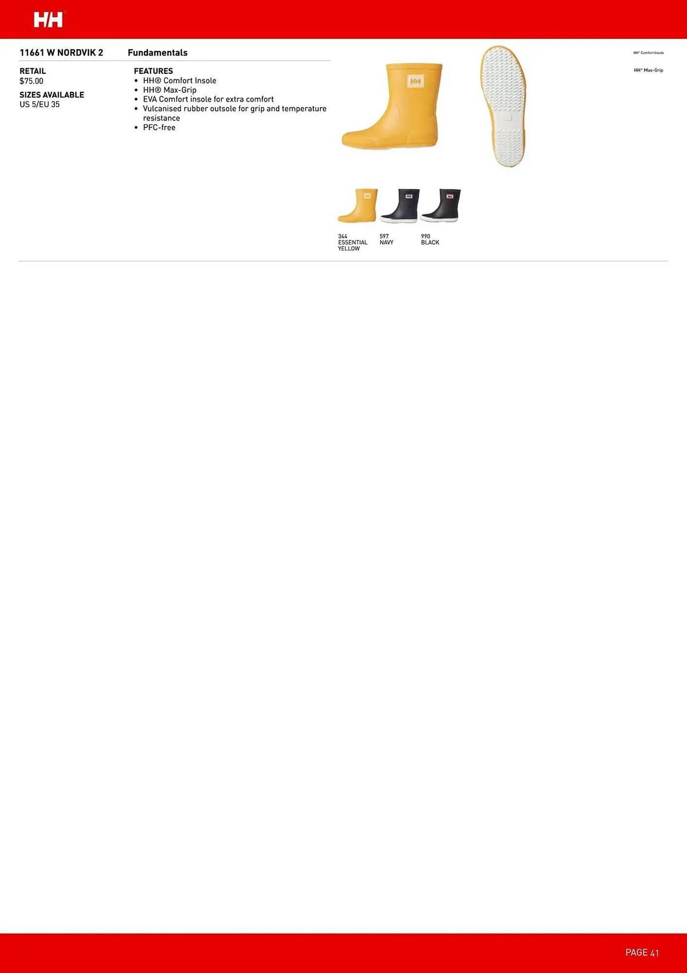 Helly Hansen flyer from September 11 to February 28 2026 - flyer page 41