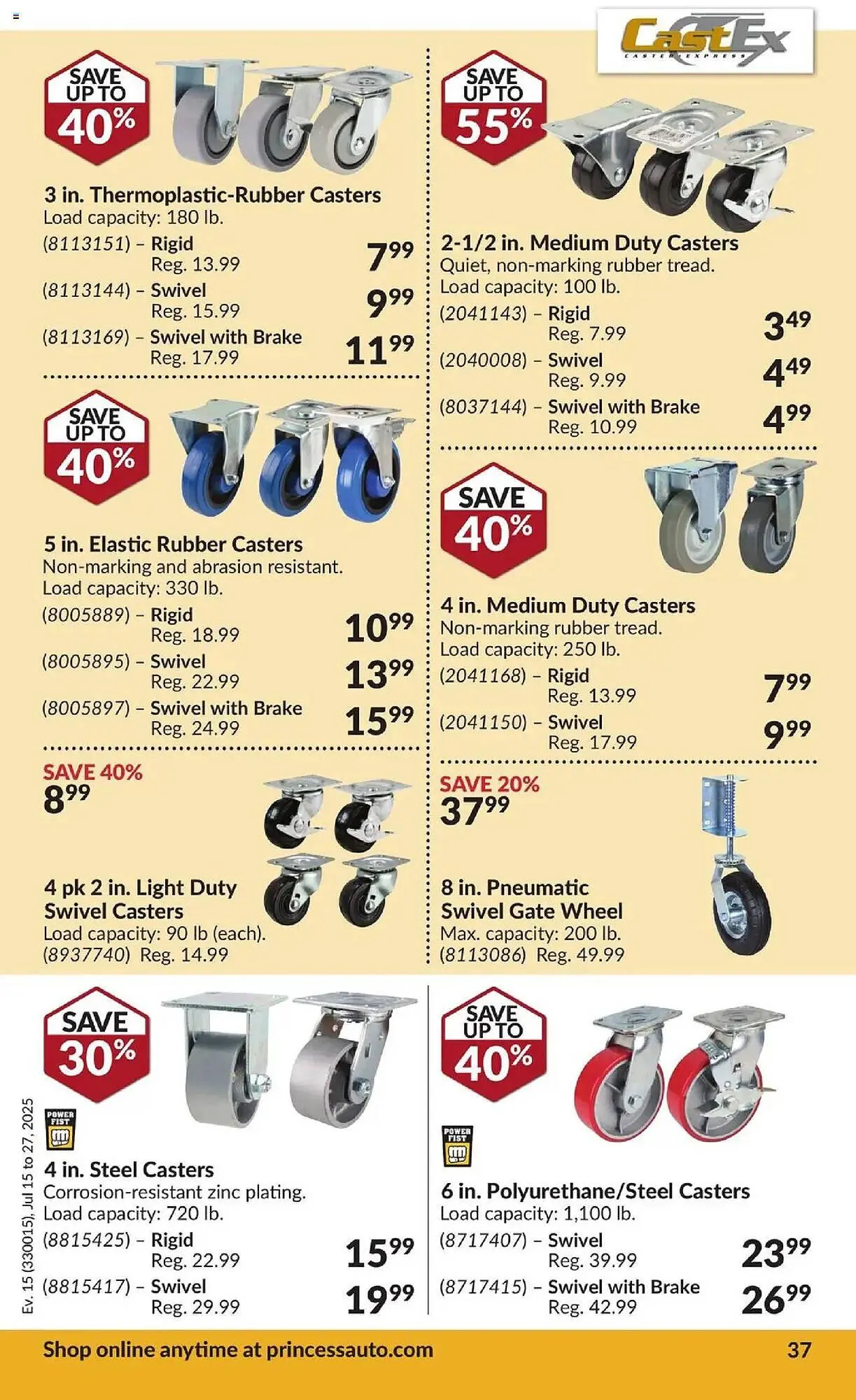 Princess Auto flyer from July 15 to July 27 2025 - flyer page 43