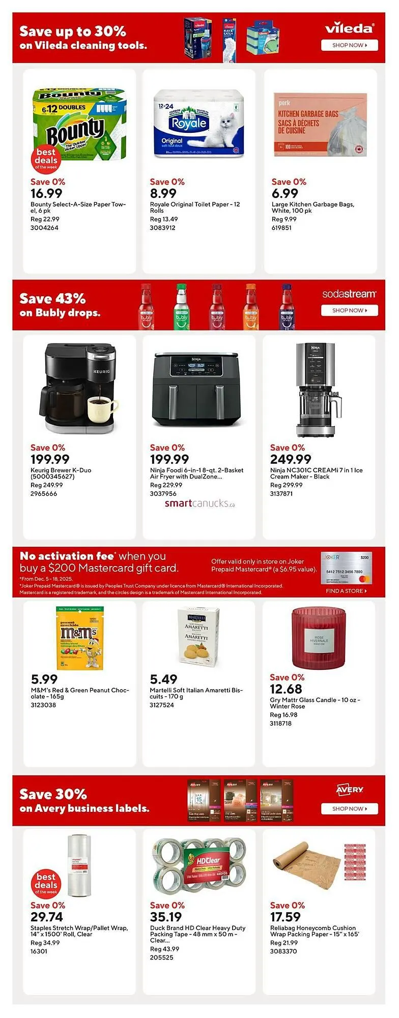 Staples flyer from December 12 to December 18 2025 - flyer page 19