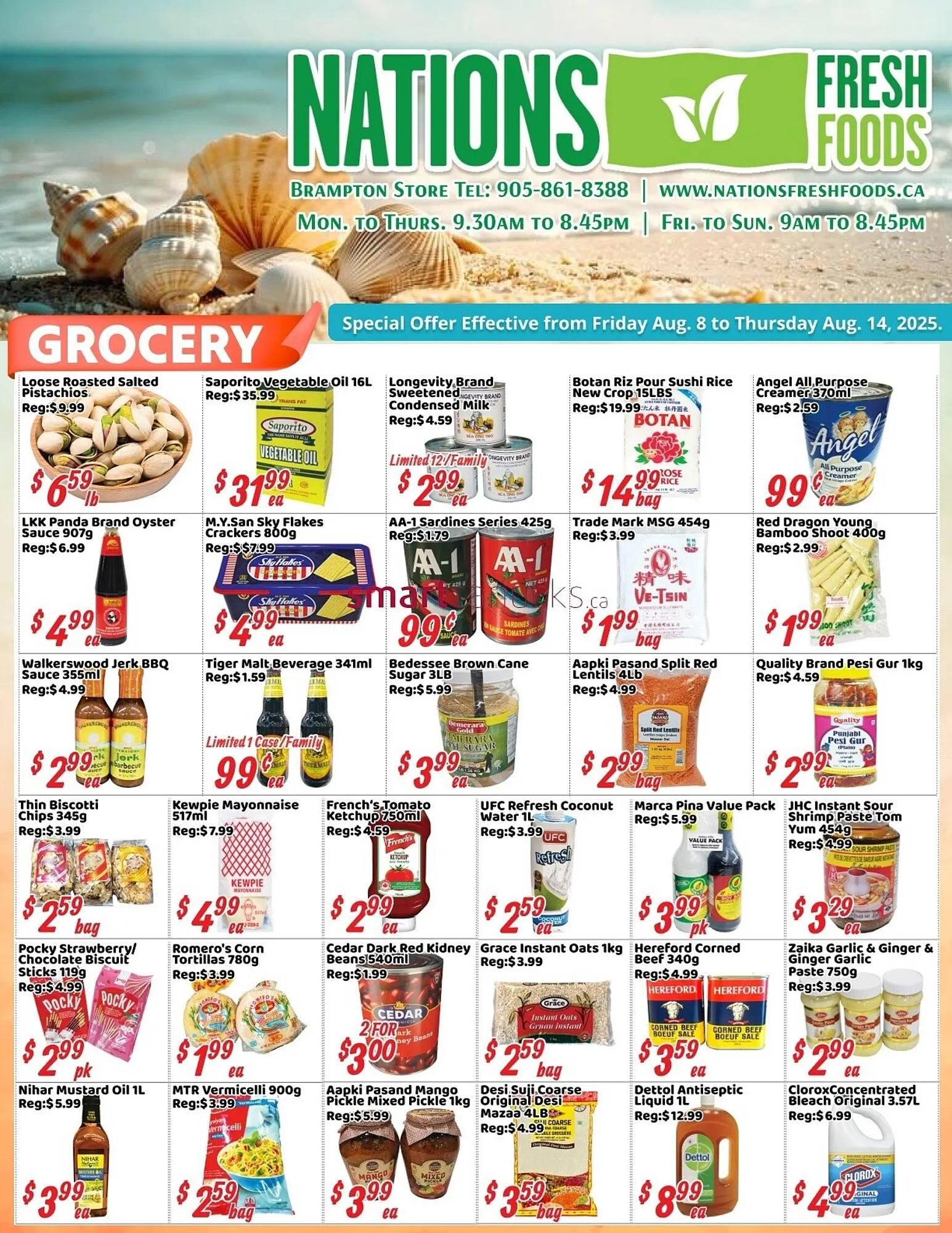 Nations Fresh Foods flyer from August 8 to August 14 2025 - flyer page 1