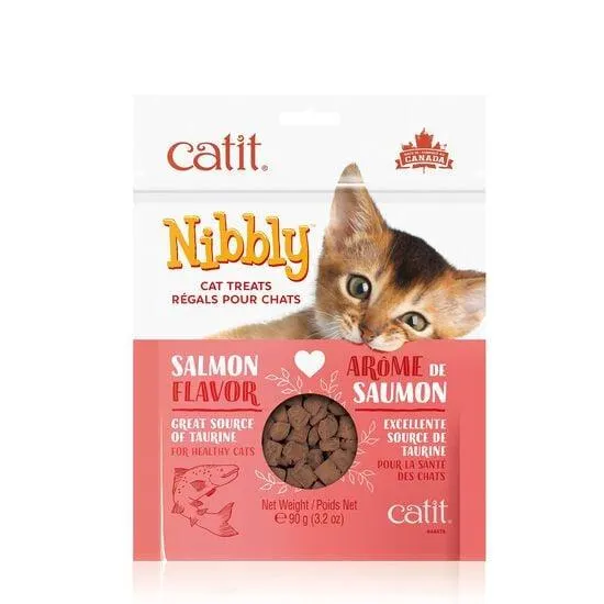 Nibbly cat treats, salmon