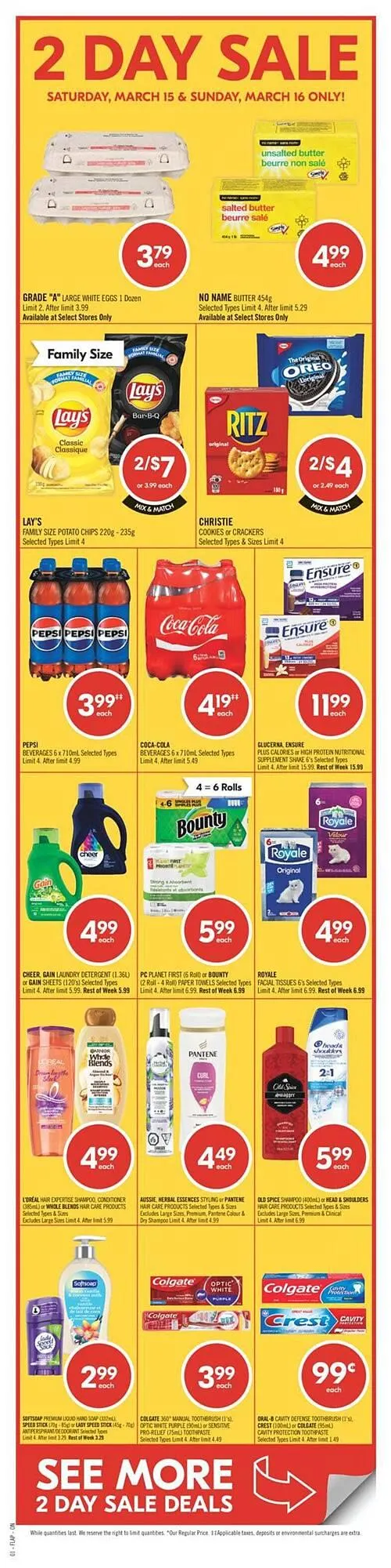 Shoppers Drug Mart flyer from March 15 to March 21 2025 - flyer page 4