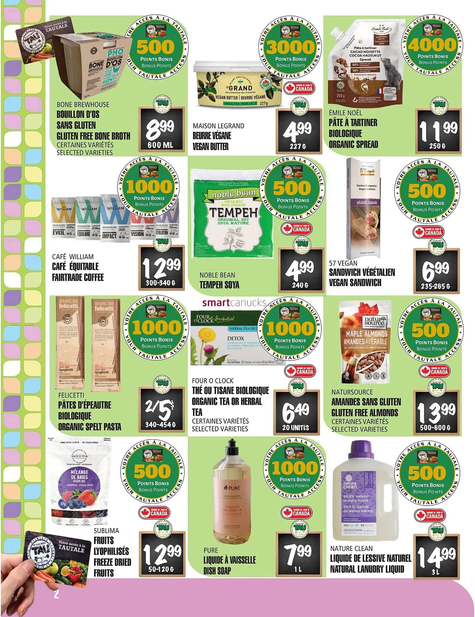 Marches Tau flyer from March 31 to April 13 2025 - flyer page 2