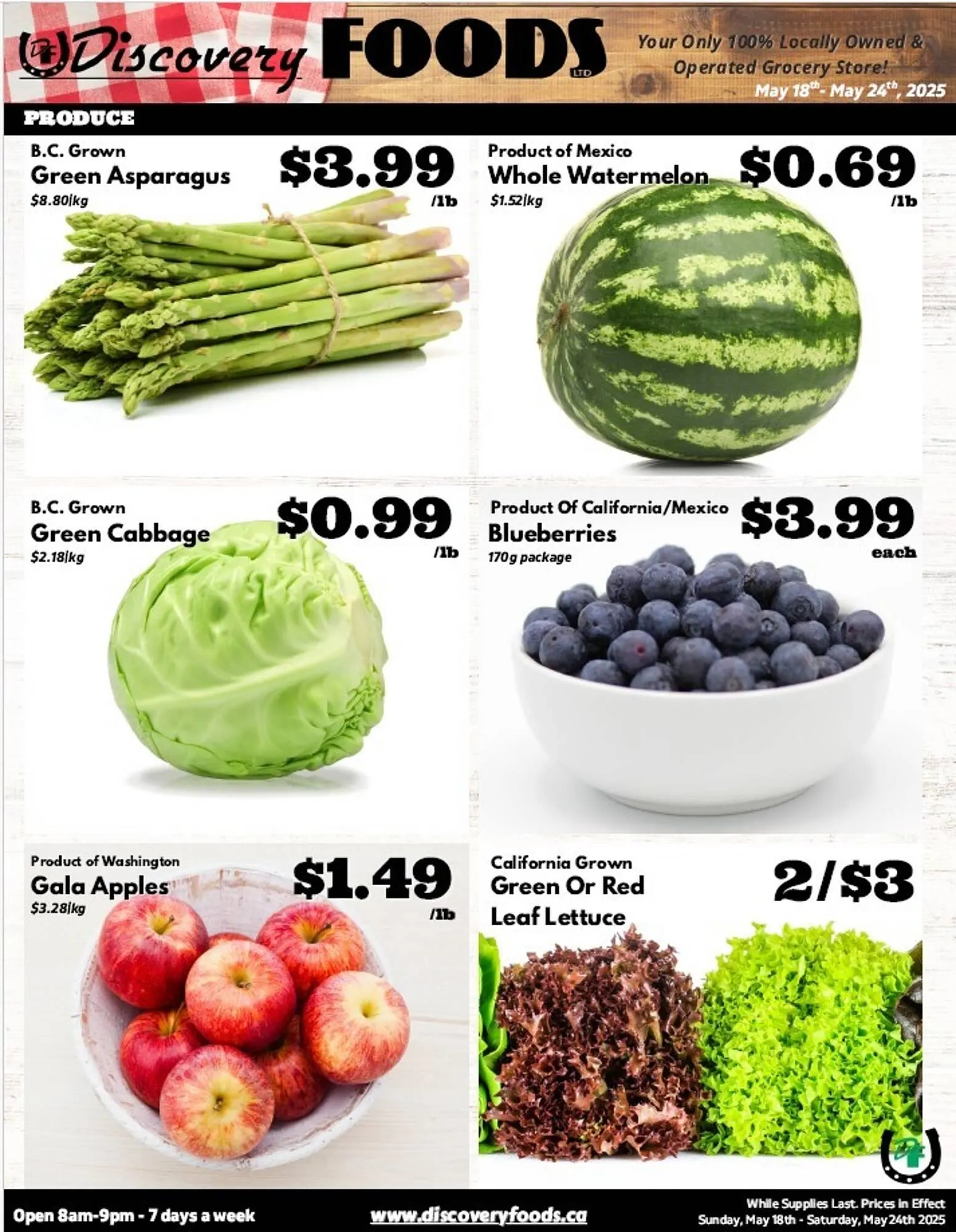 Discovery Foods flyer from May 18 to May 24 2025 - flyer page 1