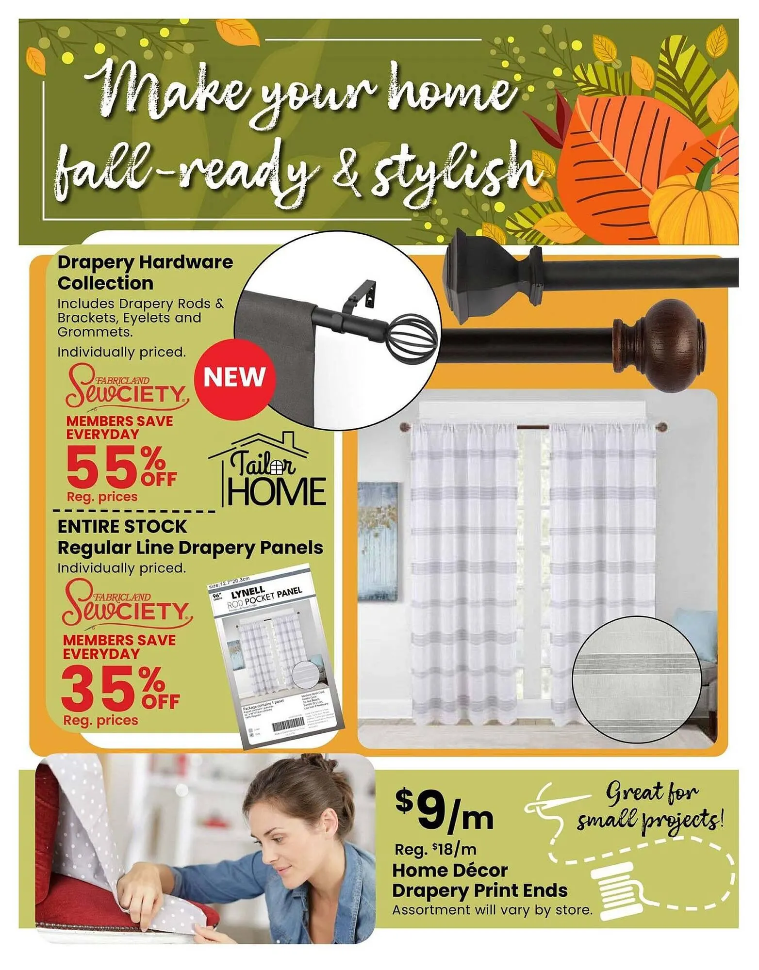 Fabricland flyer from September 2 to October 1 2025 - flyer page 13