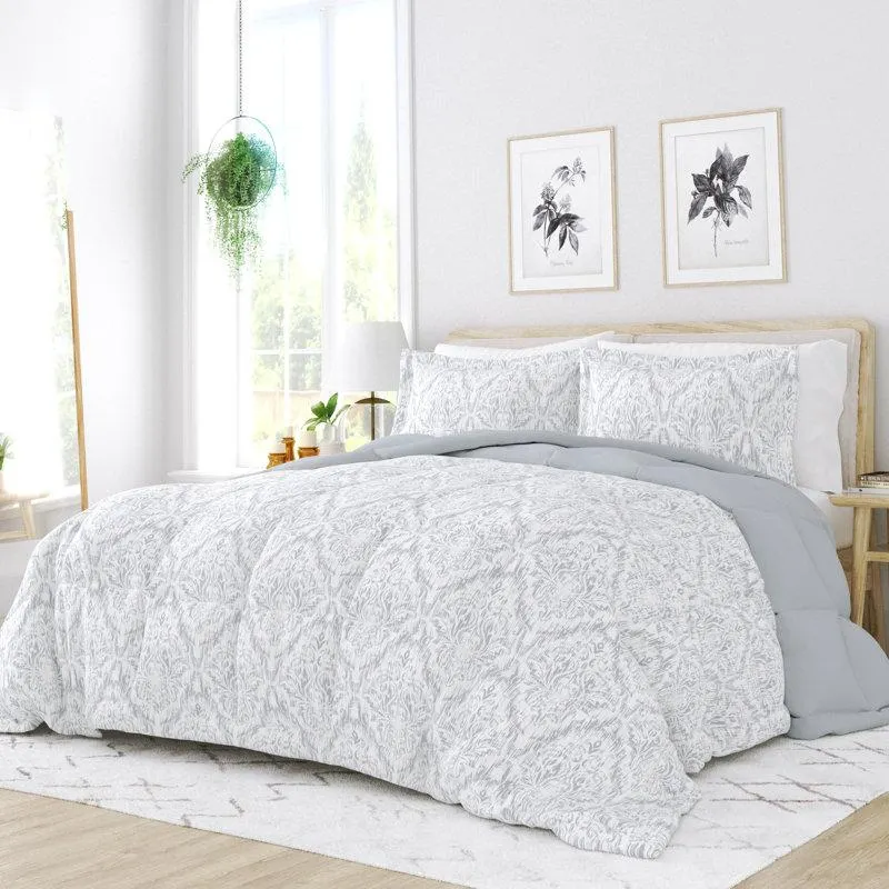 Down Alternative All Season Countryside Reversible Comforter Set