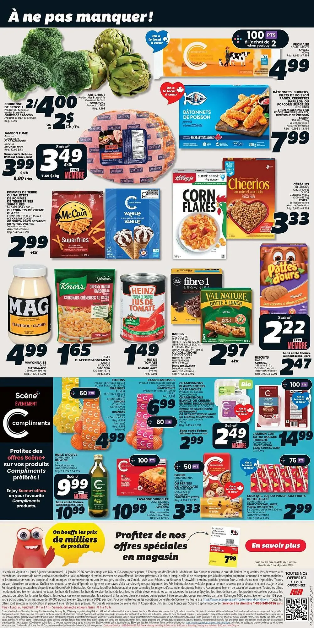 IGA flyer from January 8 to January 14 2026 - flyer page 2