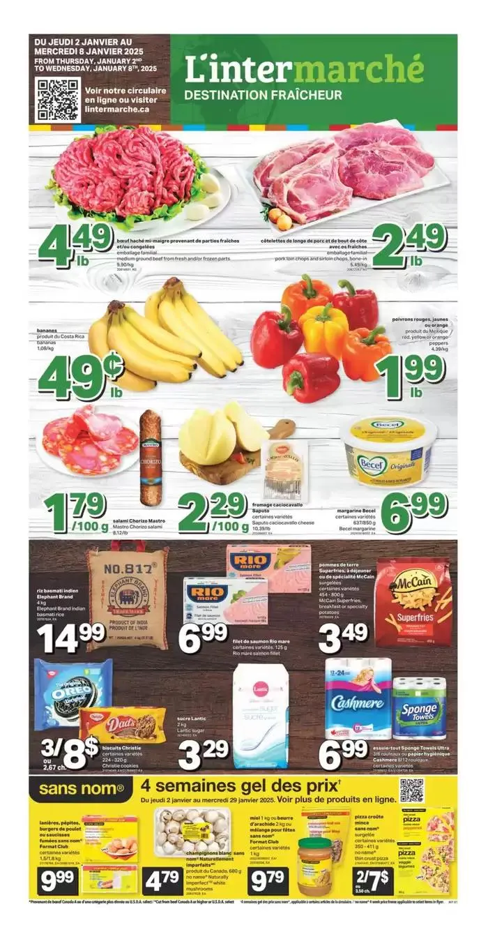 Top offers for smart savers from January 2 to January 8 2025 - flyer page 1