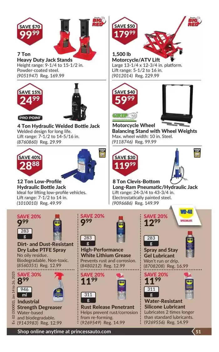 National Sale from January 14 to January 26 2025 - flyer page 56