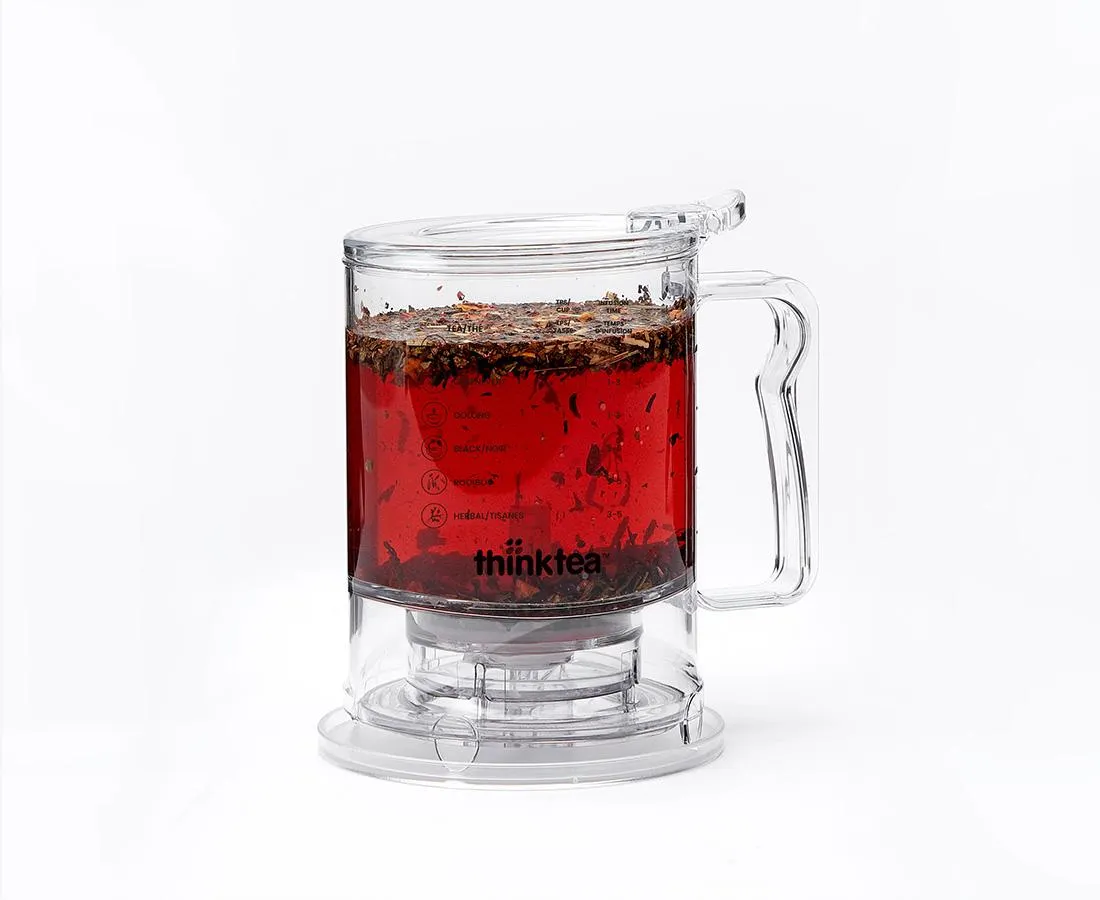 thinktea Tea Brewer, Clear, 16 oz