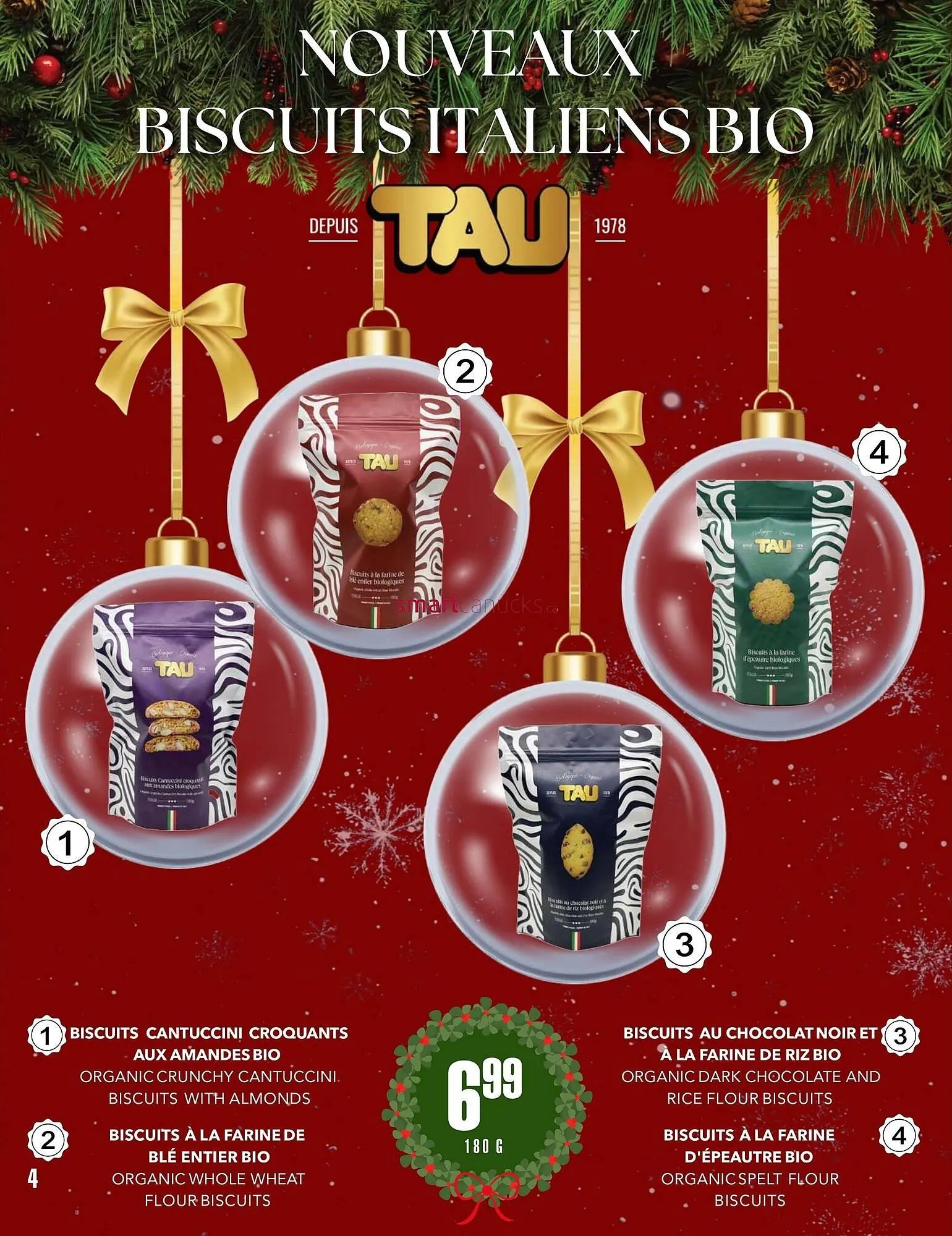 Marches Tau flyer from November 24 to December 7 2025 - flyer page 4