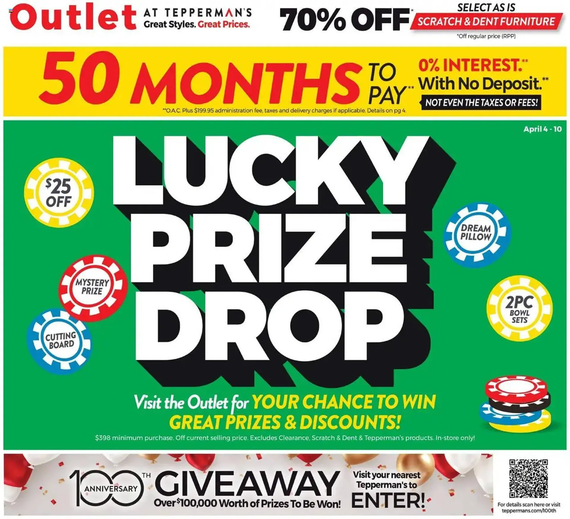 Tepperman's flyer from April 4 to April 10 2025 - flyer page 1