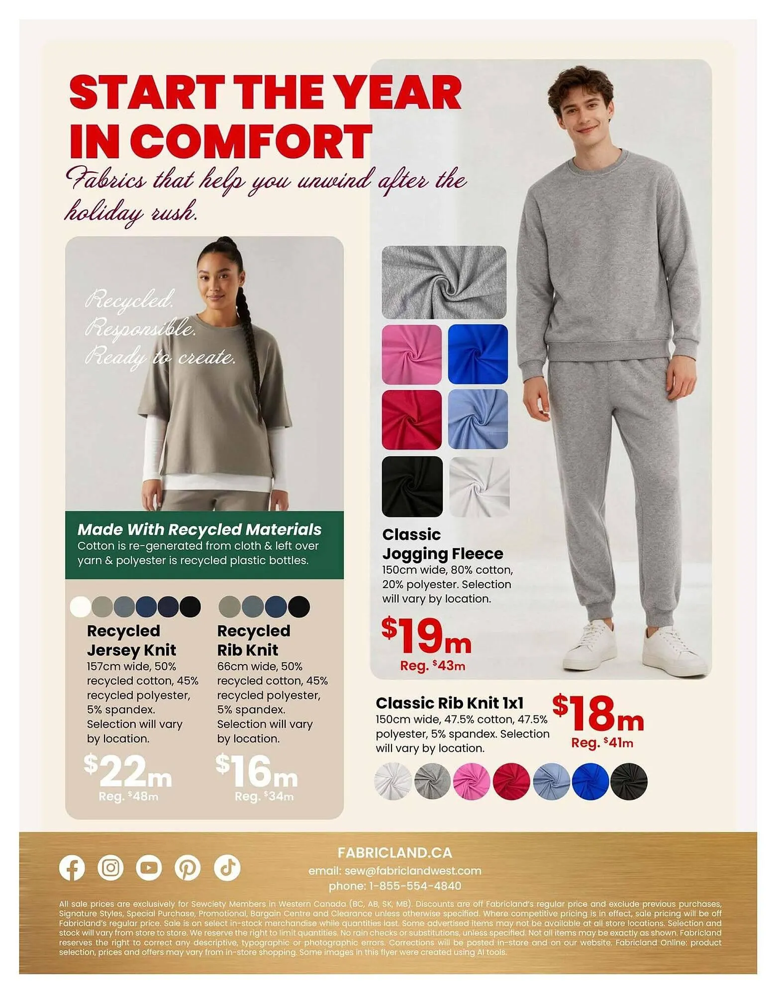 Fabricland flyer from December 1 to January 1 2026 - flyer page 14