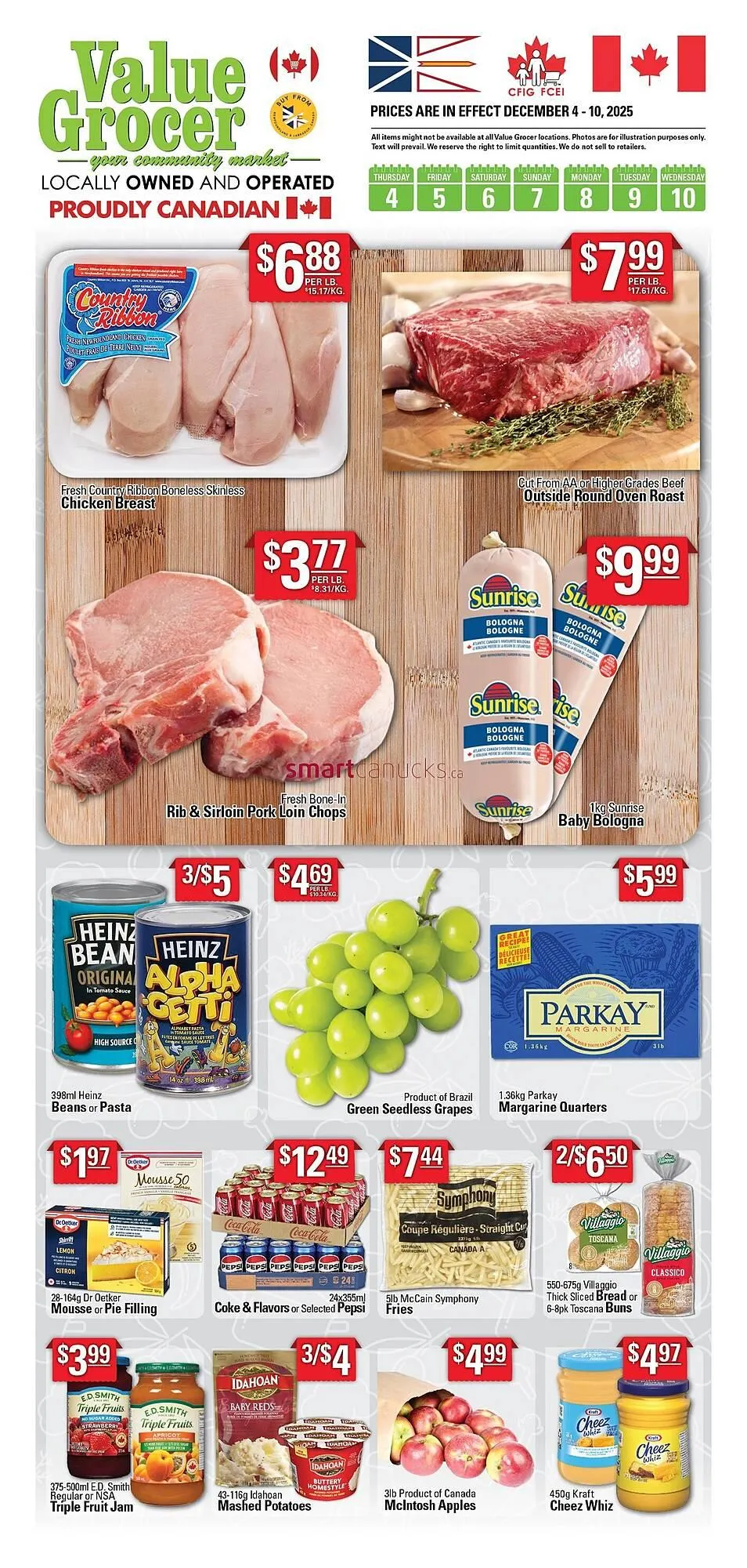 Value Grocer flyer from December 3 to December 9 2025 - flyer page 1