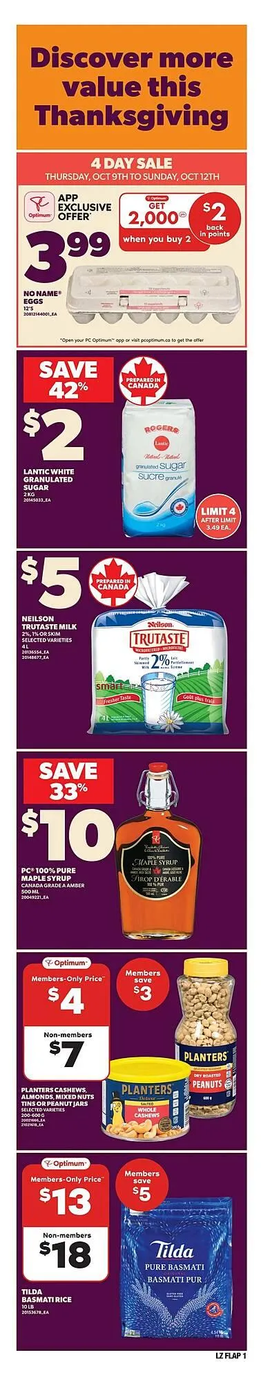 Loblaws flyer from October 9 to October 15 2025 - flyer page 1