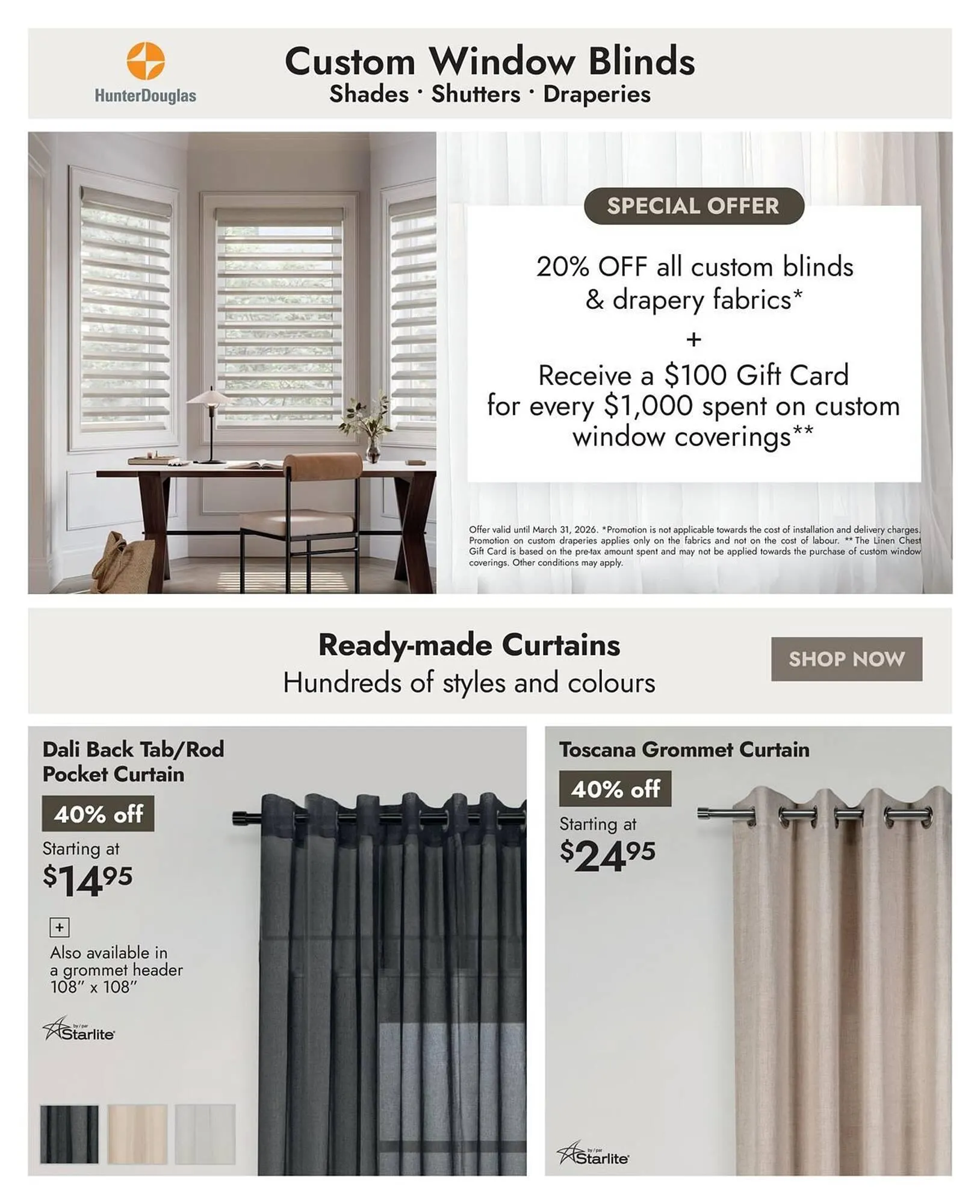 Linen Chest flyer from March 9 to March 31 2026 - flyer page 19