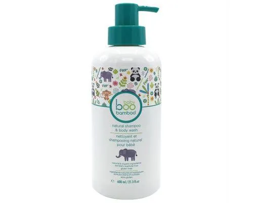 Boo Bamboo Natural Baby Shampoo & Body Wash 600mL