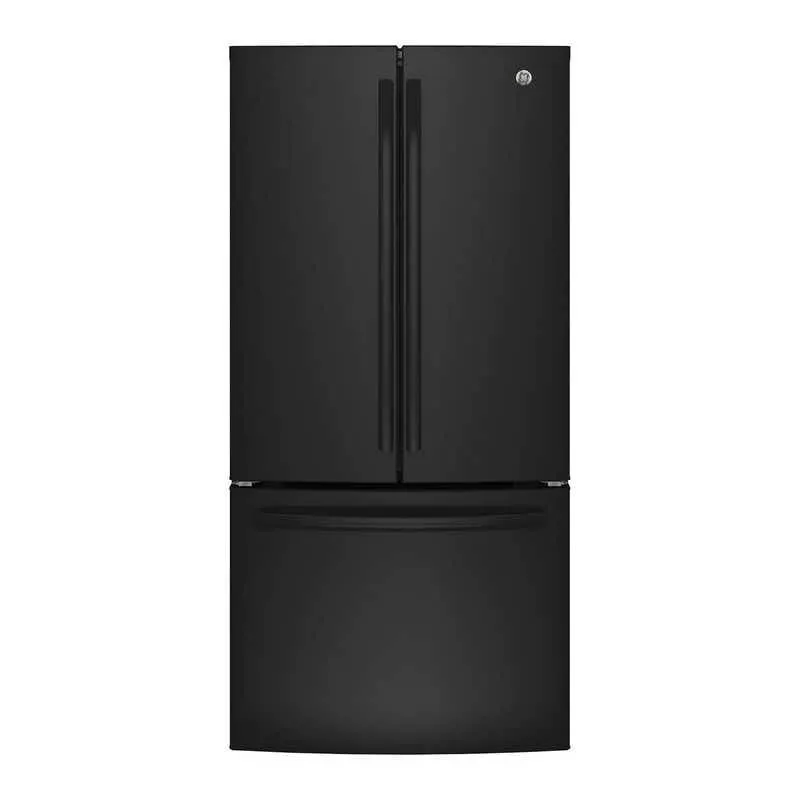 GE Réfrigérateur 18,6 pi3 33 po Noir Congélateur en bas - GWE19JGLBB