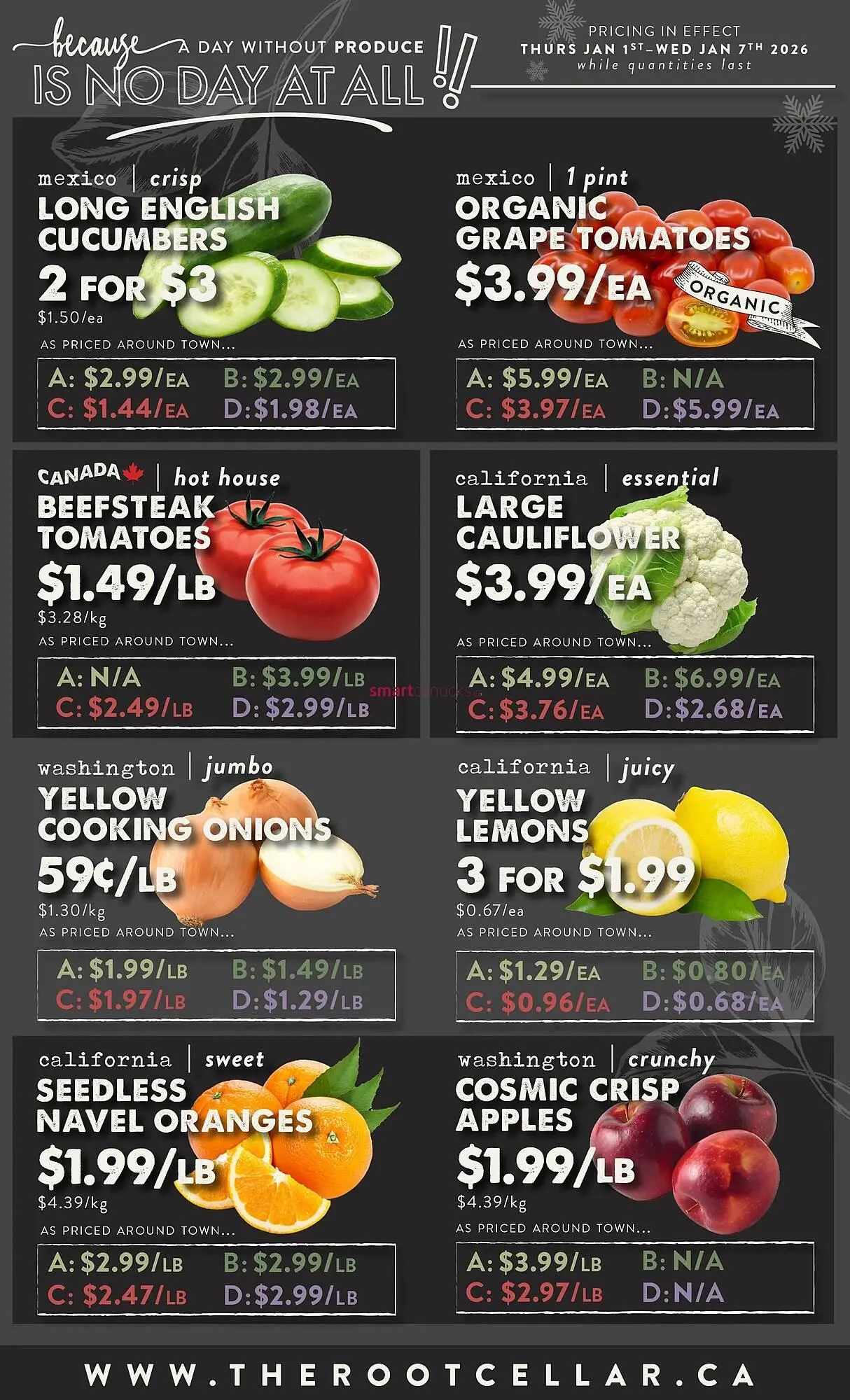 The Root Cellar flyer from January 1 to January 7 2026 - flyer page 2