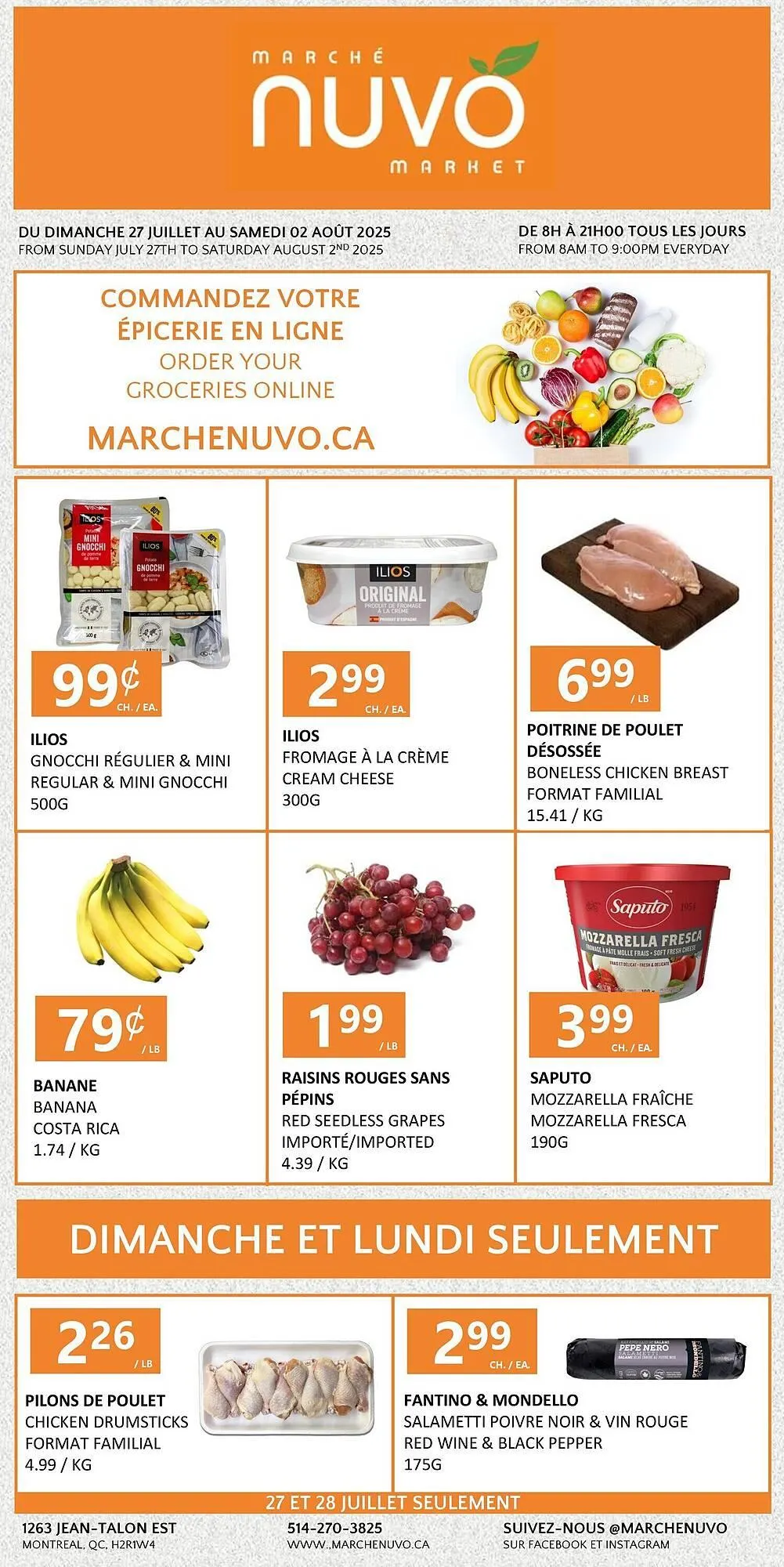 Marche Nuvo flyer from July 25 to August 1 2025 - flyer page 1