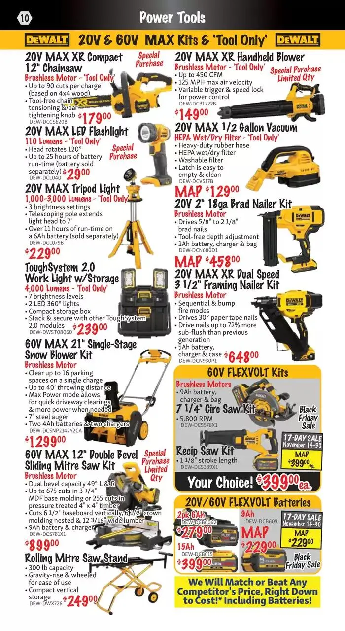 KMS Tools November 2024 Black Friday Sale from November 1 to November 15 2024 - flyer page 10