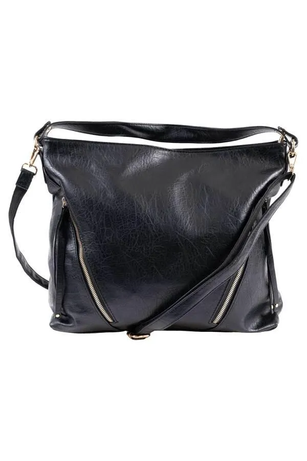 Women's hobo bag with card pouch