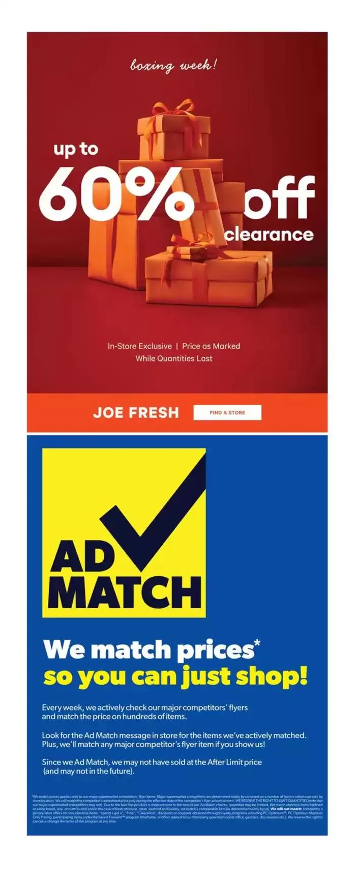 Current special promotions from December 26 to January 1 2025 - flyer page 20