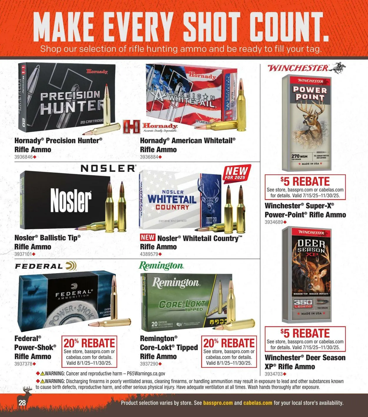 Bass Pro Current flyer from August 28 to September 11 2025 - flyer page 28