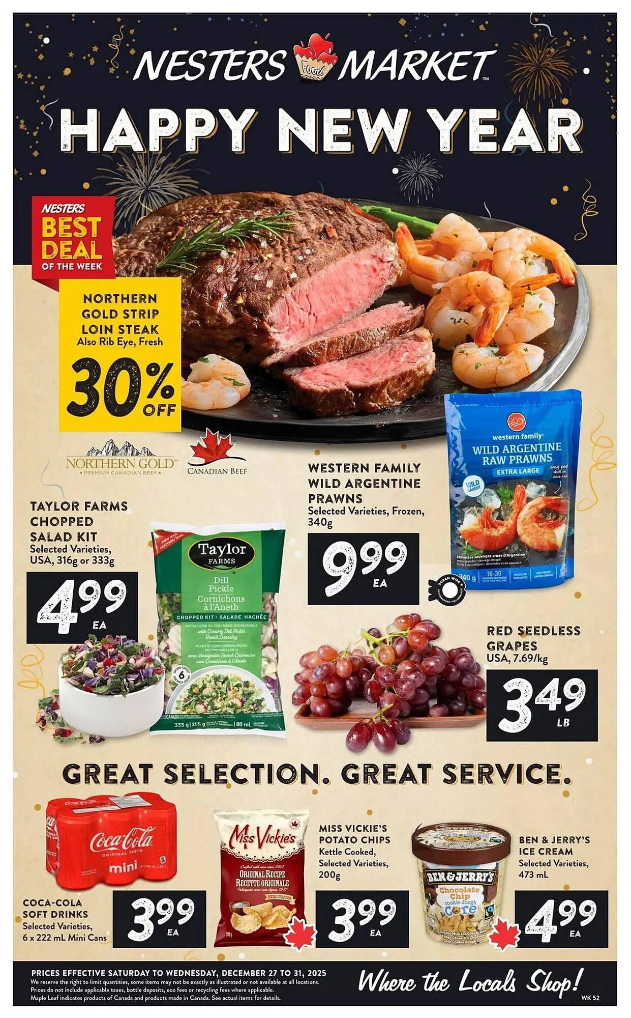 Nesters Market flyer from December 27 to December 31 2025 - flyer page 1