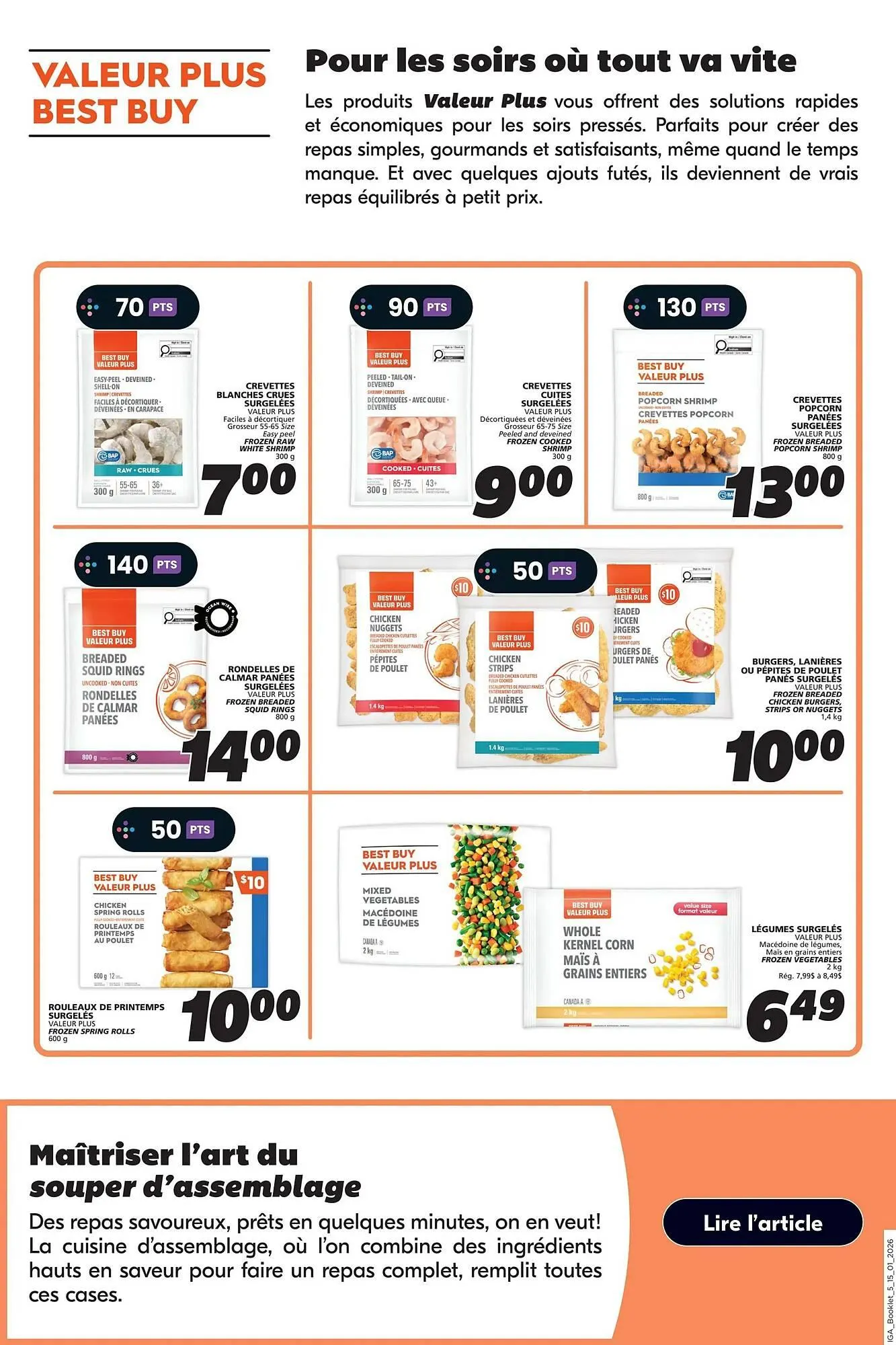 IGA flyer from January 15 to January 21 2026 - flyer page 20