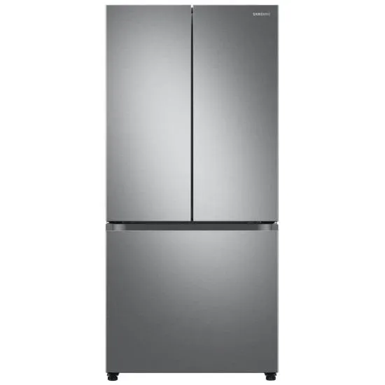 Samsung RF25C5151SR - RF25C5151SR/AA French Door Refrigerator, 33 inch Width, ENERGY STAR Certified, 24.5 cu. ft. Capacity, Stainless Steel colour SpaceMax Technology, Dual Ice Maker, All Around Cooling, Internal Water Filter