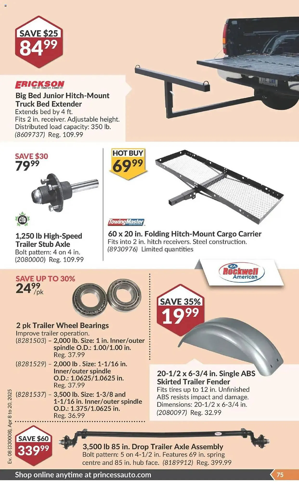 Princess Auto flyer from April 8 to April 20 2025 - flyer page 169